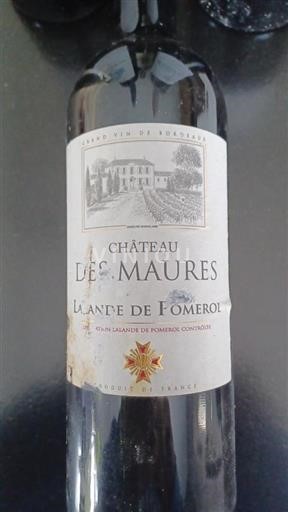 Bordeaux Lalande-de-pomerol Château Des Maures 2017