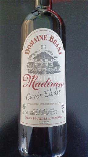 Zuidwest-Frankrijk Madiran Domaine Brana Elodie 2019