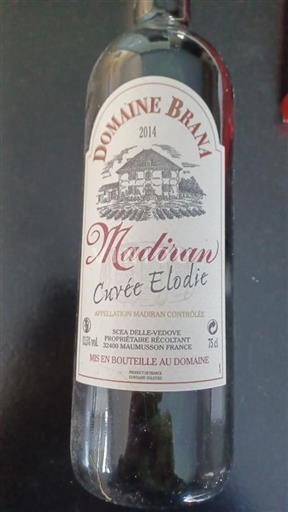 Zuidwest-Frankrijk Madiran Domaine Brana Elodie 2014