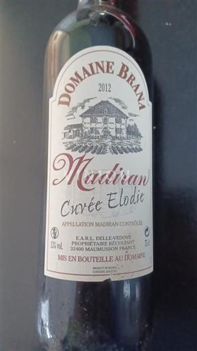 Zuidwest-Frankrijk Madiran Domaine Brana Elodie 2012