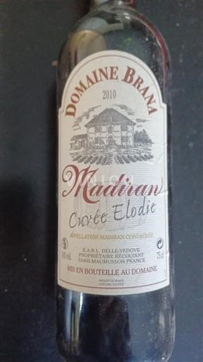 Zuidwest-Frankrijk Madiran Domaine Brana Elodie 2010