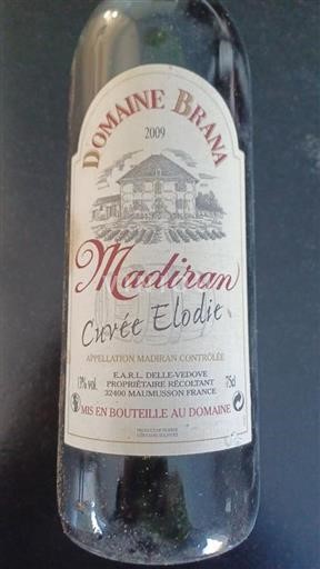 Zuidwest-Frankrijk Madiran Domaine Brana Elodie 2009