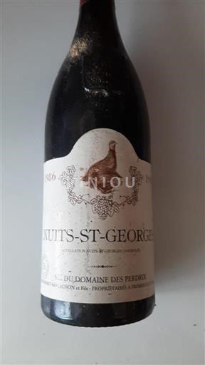Borgoña Nuits-Saint-Georges Domaine Des Perdrix 1986