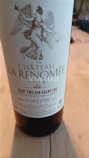 Burdeos Saint-Émilion Gran Cru Grand Cru Château La Renommée 2014