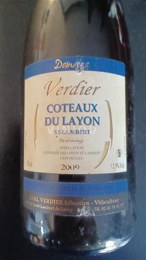 Loirevallei Coteaux du Layon Domaine Verdier 2009