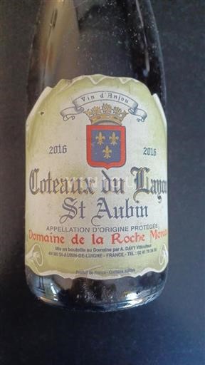 Údolí Loiry Coteaux-du-Layon Domaine La Roche Moreau 2016