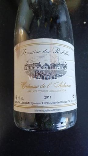 Údolí Loiry Coteaux-de-l'aubance Domaine Des Rochelles 2011