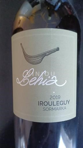 Vin Blanc sec Lehia Cave Irouléguy 2019 France Sud-Ouest Irouléguy