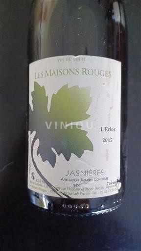Údolí Loiry Jasnières Les Maisons Rouges L'Eclos 2015