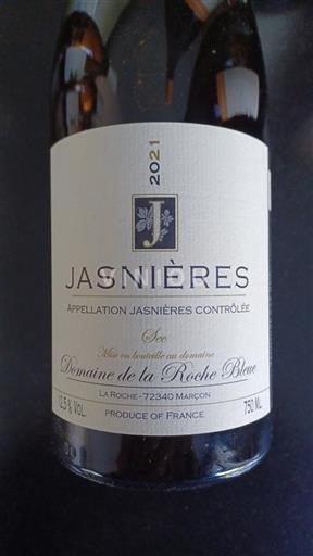 Vallée de la Loire Jasnières Domaine La Roche Bleue 2021