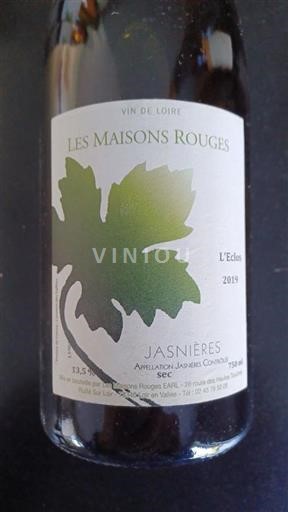 Údolí Loiry Jasnières Les Maisons Rouges L'Eclos 2019