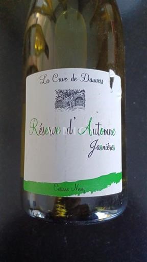 Vallée de la Loire Jasnières La Cave De Dauvers Réserve d'Automne 2018