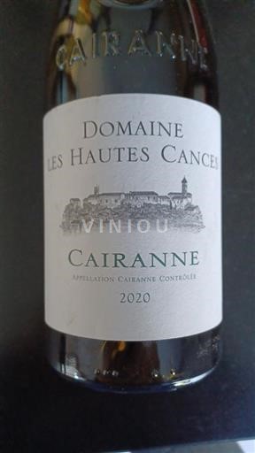 Valle del Rodano Cairanne Domaine Les Hautes Cances 2020