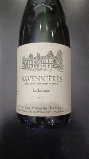 Valle della Loira Savennières Domaine Les Vins Du Closel La Jalousie 2013