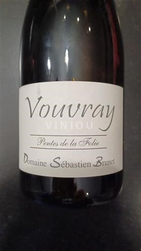 Vallée de la Loire Vouvray Domaine Sébastien Brunet Fosse Rouge 2021