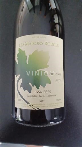 Vin Blanc sec Sur le Nez Les Maisons Rouges 2023 France Vallée de la Loire Jasnières