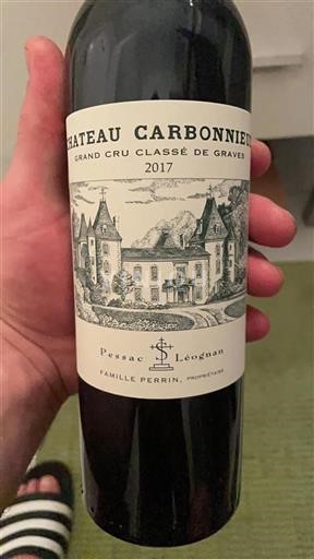 Bordeaux Pessac-Léognan Grand Cru Carbonnieux 2017