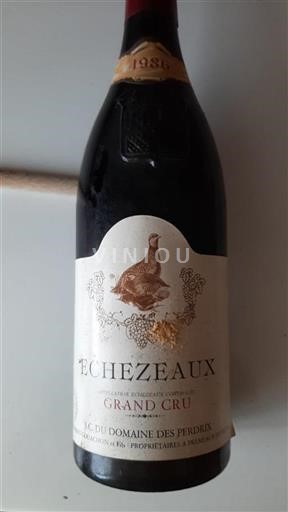 Bourgogne Échézeaux Grand Cru Domaine Des Perdrix 1986