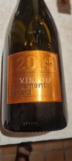 Šampanja Šampanjec Champagne Piètrement-Renard Vieilles Vignes 2014 2021
