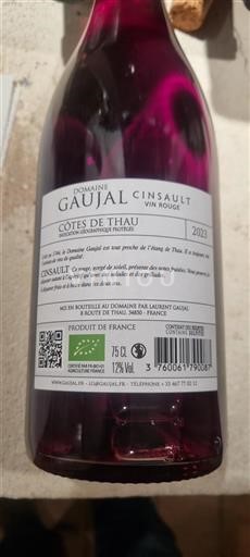 Linguadoca e Rossiglione Côtes de Thau Gaujal Cinsault 2023