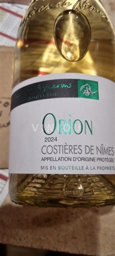 Rhône Valley Costières de Nîmes Cave des Vignerons de Montfrin Orion 2024