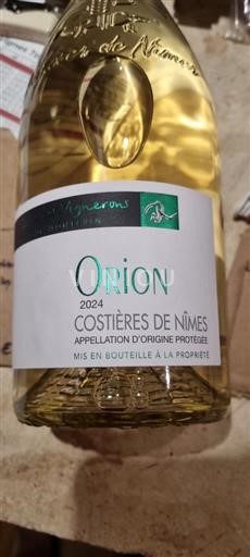 Údolí Rhôny Costières-de-Nîmes Cave des Vignerons de Montfrin Orion 2024