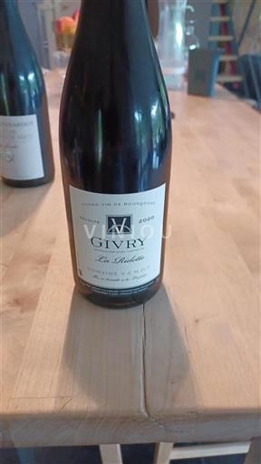 Bourgogne Givry Domaine Venot La Ridette 2020