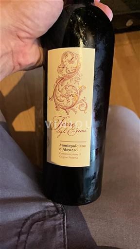 Abruzzerne Montepulciano d'Abruzzo Terre degli Eremi Ikke årgangsbestemt