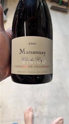 Borgogna Marsannay Château Charodon Clos du Roy 2021
