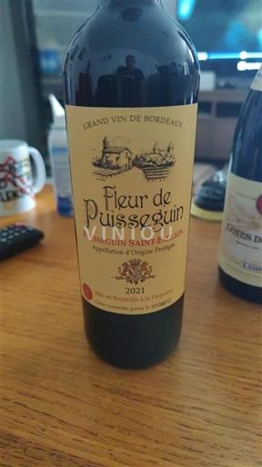 Bordeaux Puisseguin-saint-émilion Puisseguin Fleur de Puisseguin 2021