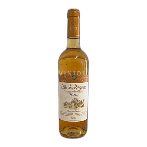 Vin Blanc moelleux Berges de la Dordogne 2014 France Sud-Ouest Côtes-de-bergerac