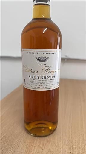 Bordeaux Sauternes Château Rouquette 2010