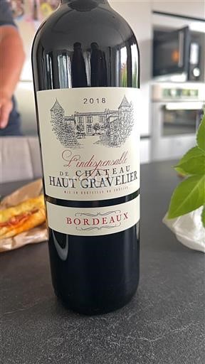Bordeaux Château Haut Gravelier L'indispensable 2018