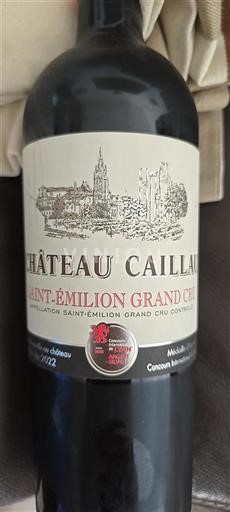 Bordéus Saint-Émilion Grand Cru Grand Cru Château Caillau 2022