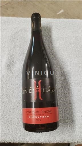 Rhônedalen Côtes du Rhône Domaine Olivier Hillaire Vieilles Vignes 2019