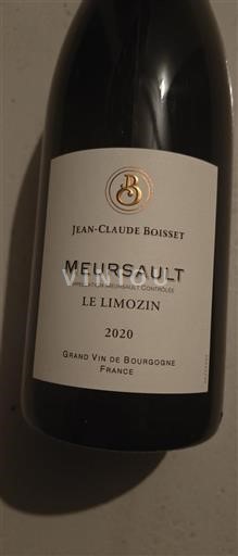 Borgonha Meursault Jean-Claude Boisset Le Limozin 2020