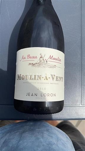 Beaujolais Moulin-à-vent Jean Loron Au Beau Moulin 2015