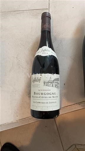Bourgogne Hautes Côtes de nuits Jaffelin Les Chapitres de Jaffelin 2014