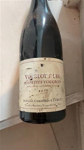 Bourgogne Premier Cru Domaine Christian Clerget Les Petits Vougeots 2013
