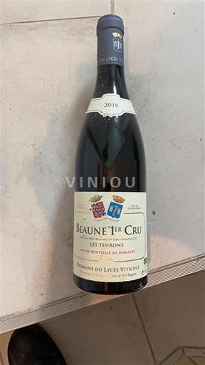 Bourgogne Premier Cru Domaine Lycée Viticole Les Teurons 2018