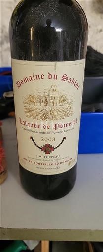 Bordeaux Lalande-de-Pomerol Domaine Sablot 2008