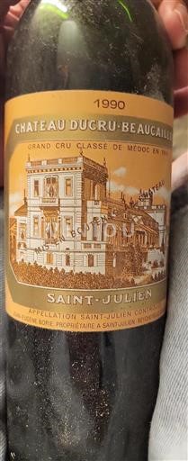 Bordeaux Saint-Julien Grand Cru Château Ducru-Beaucaillou 1990