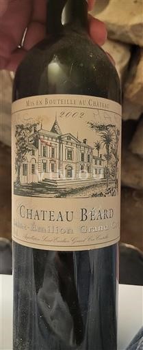 Bordeaux Saint-Émilion Grand Cru Château Béard 2002