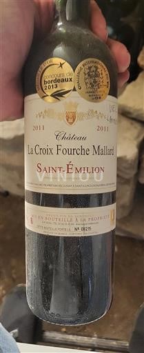 Bordeaux Saint-Émilion Château La Croix Fourche Mallard 2011