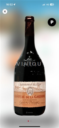 Vallée du Rhône Châteauneuf-du-pape Château La Gardine des Générations Gaston Philippe 2019