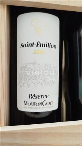 Burdeos Saint-Émilion Mouton Cadet Réserve 2019