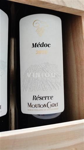 Bordeaux Médoc Baron Philippe de Rothschild Réserve Mouton Cadet 2019