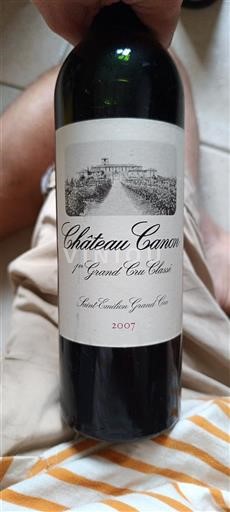 Bordeaux Saint-Émilion Premier Grand Cru Classé Château Canon 2007