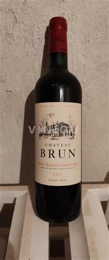 Bordeaux Saint-Émilion Grand Cru Château Brun 2017