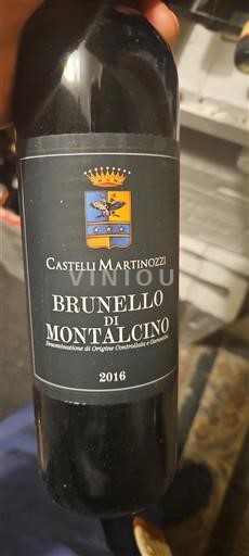 Toscana Brunello di Montalcino Castelli Martinozzi 2016